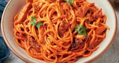 Butter Chicken Noodles