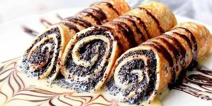 Pancakes with Poppy Seeds