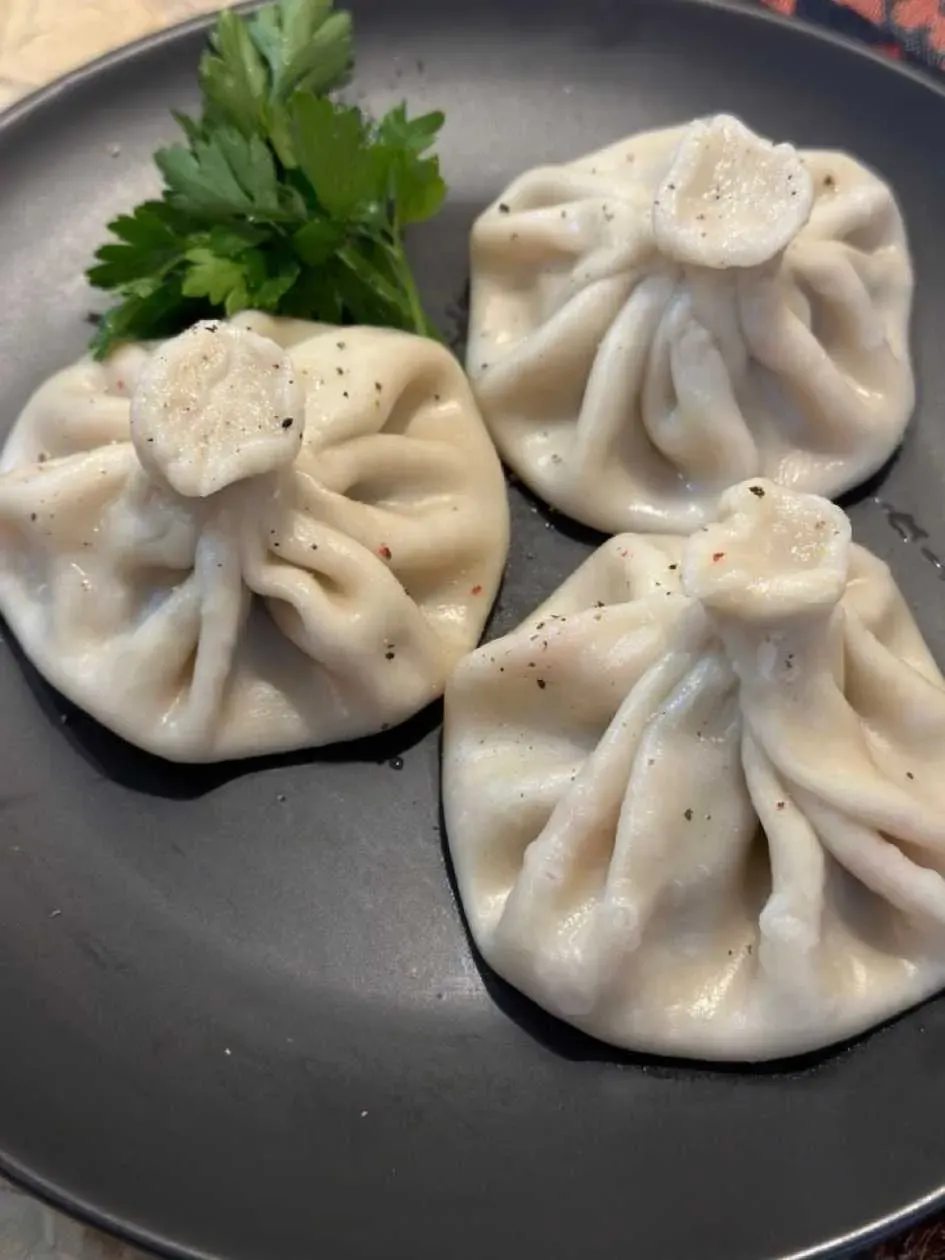 New! Chinkali with Champignons and Cheese