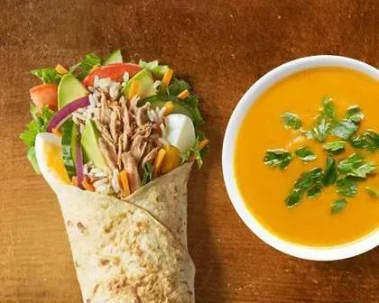 Wrap Tuńczyk Awokado + Zupa