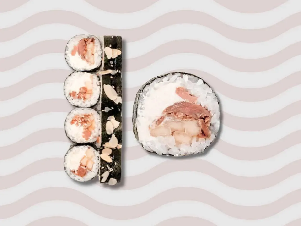 Futomaki ze smażonym tuńczykiem i gruszka 270g (8szt)