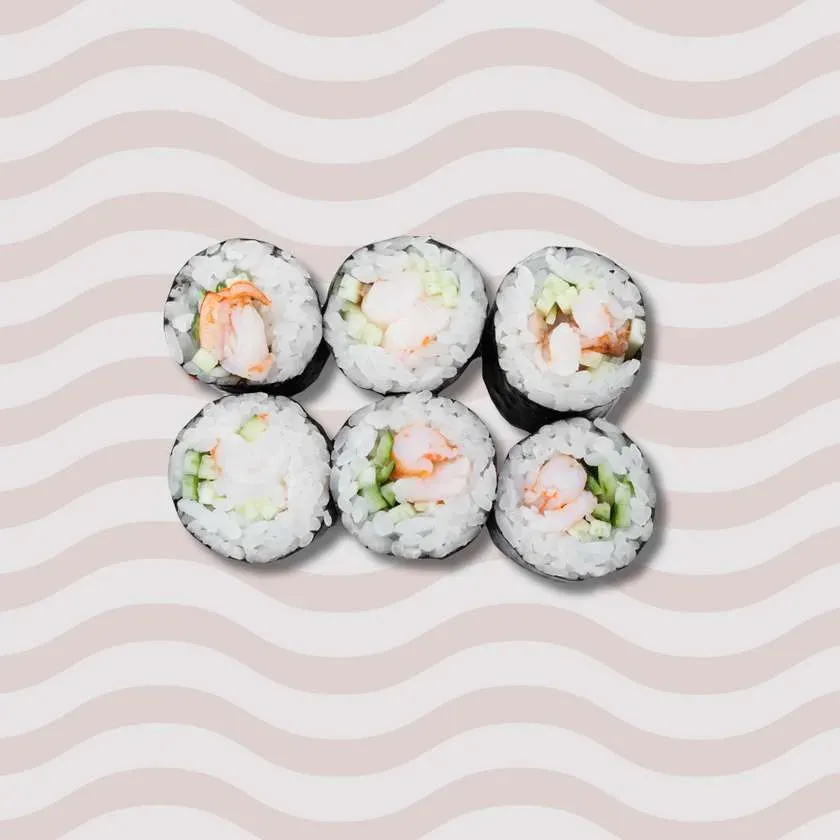 Maki with Shrimp and Crispy Cucumber