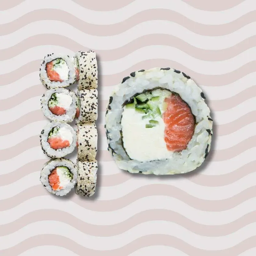 Philadelphia with Sesame Salmon