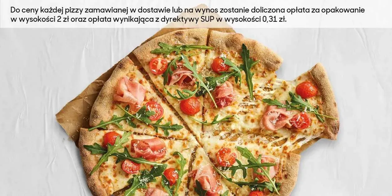 PIZZA PROSCIUTTO E RUCOLA Srednia