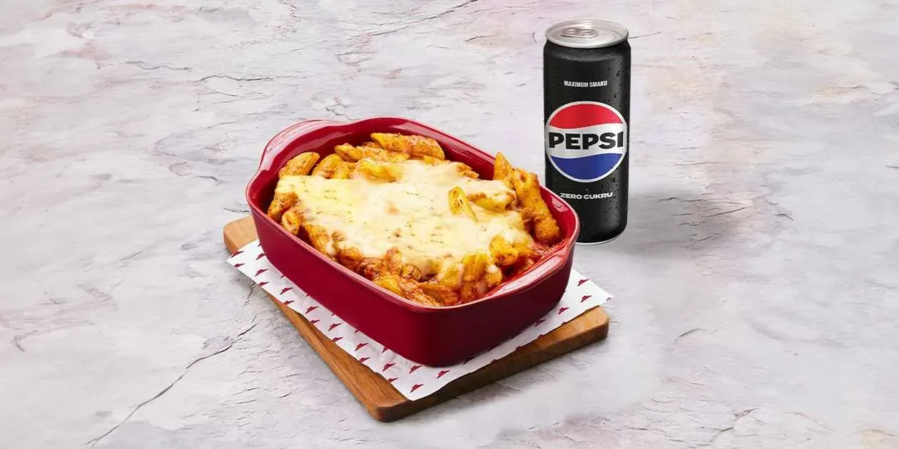 ZAPIEKARON CHEESY MARGHERITA W ZESTAWIE