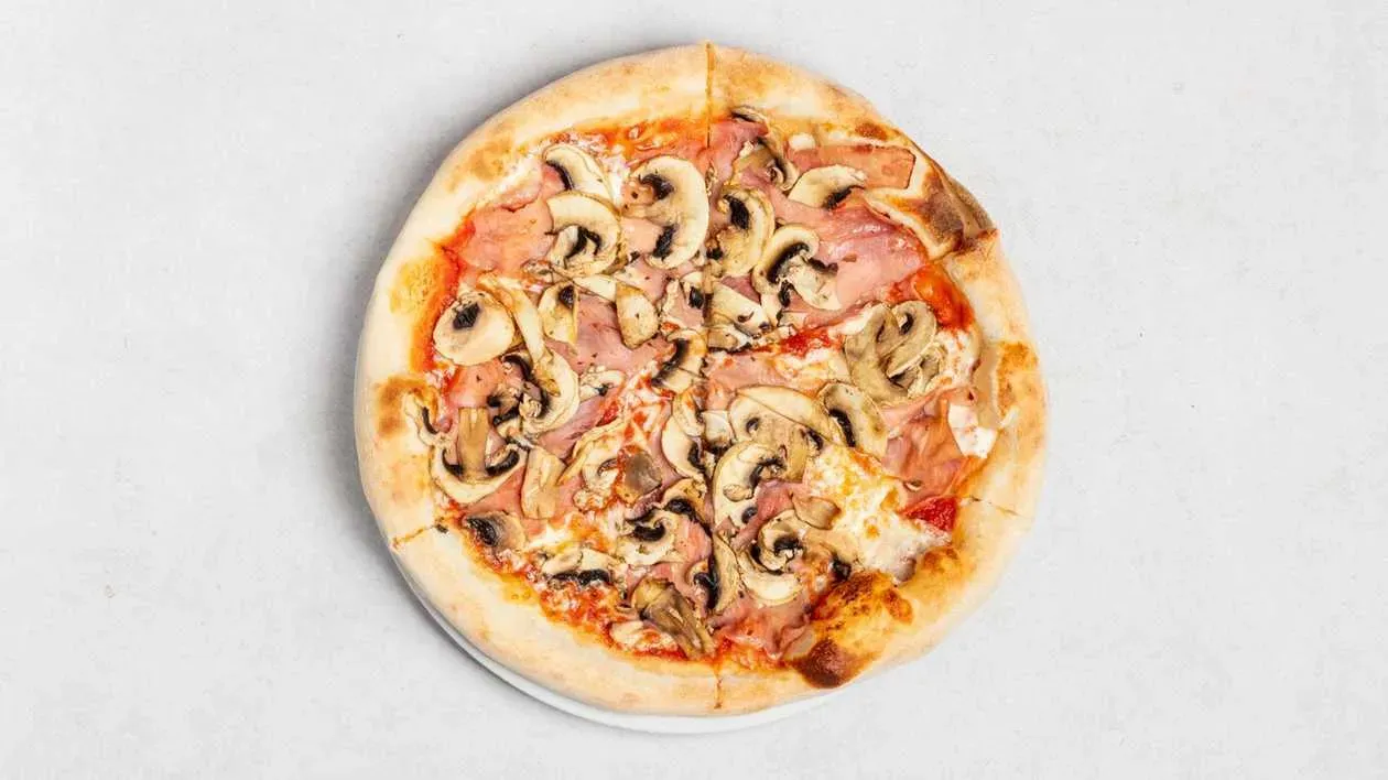 Pizza Cotto e Funghi