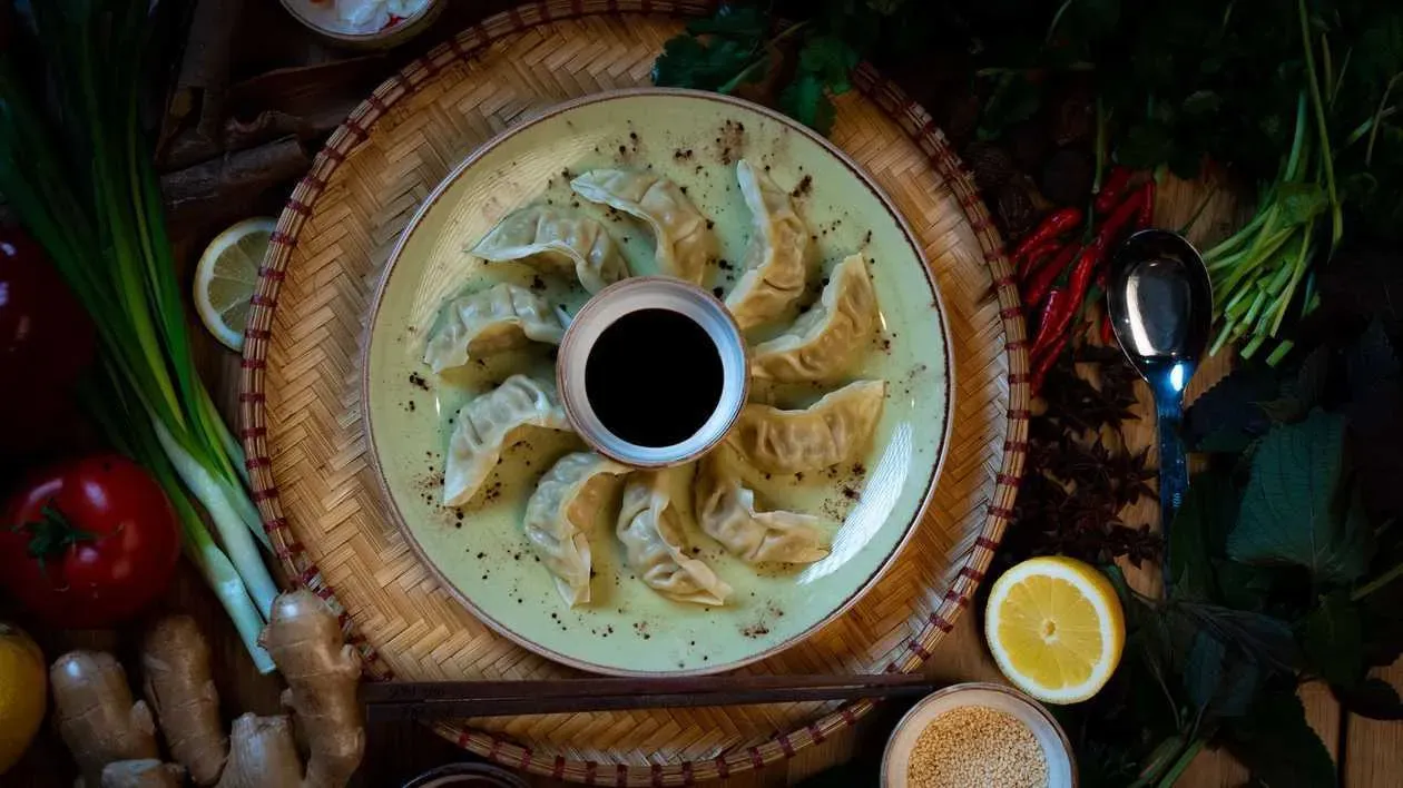 Gyoza with Shrimp (10 pieces)