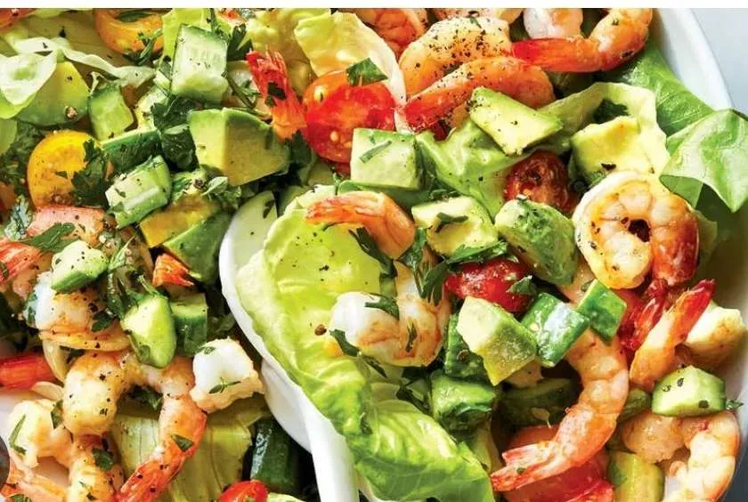 Shrimps Tikka Salad