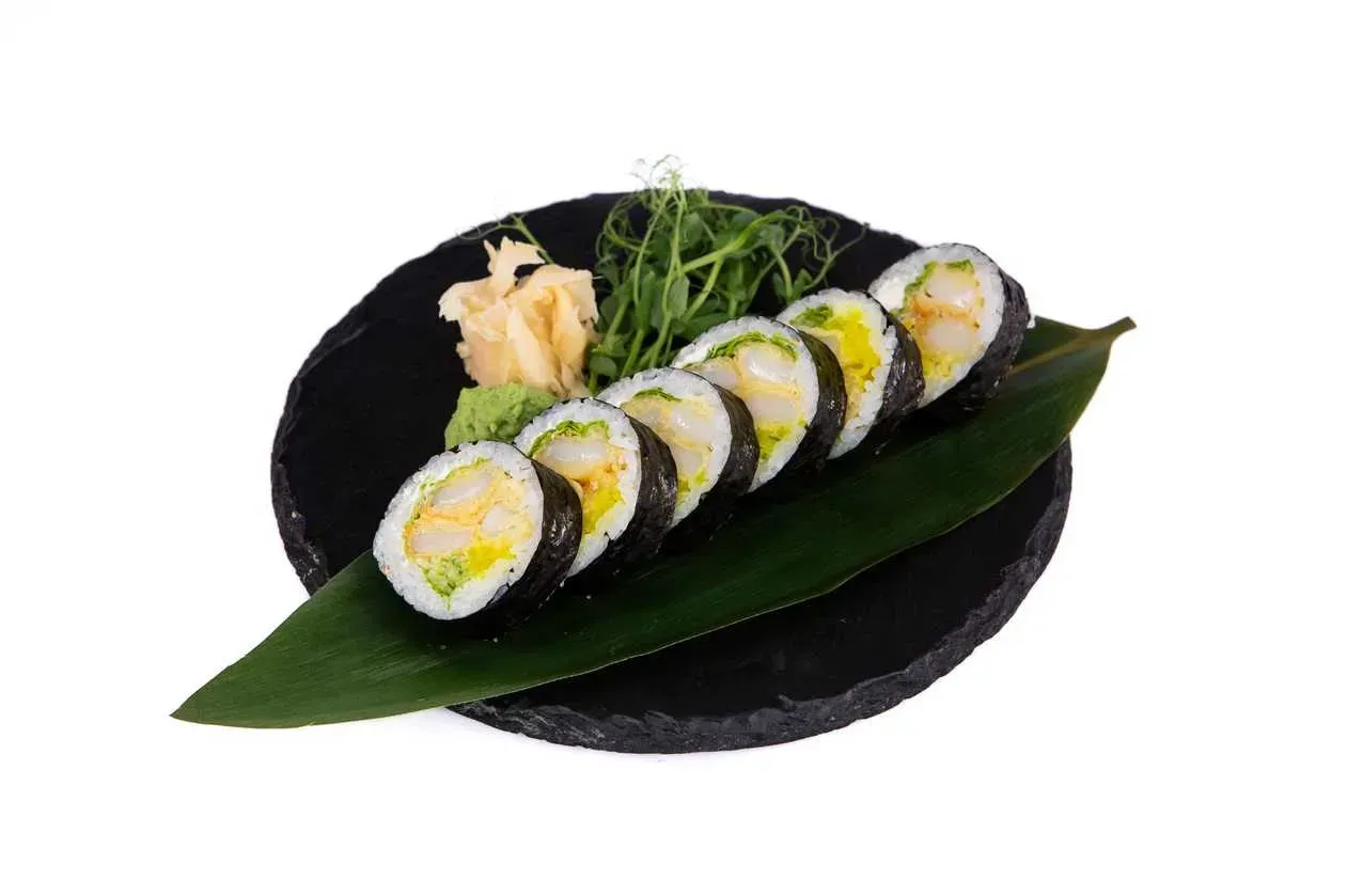 Futomaki with Squid in Tempura