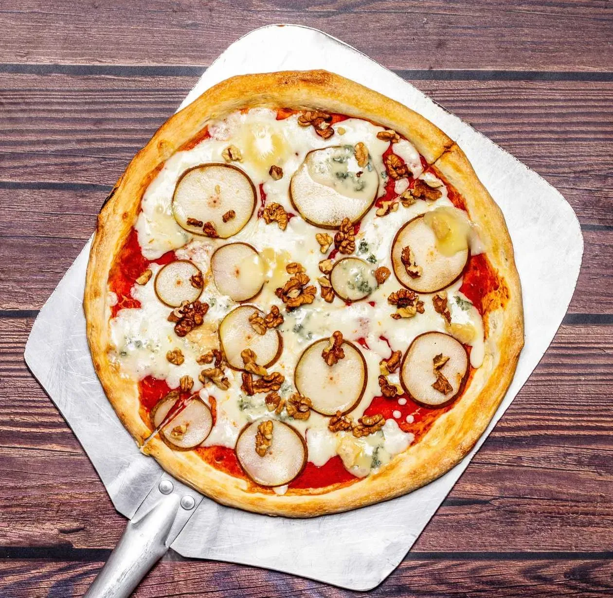Pizza Pera con Gorgonzola