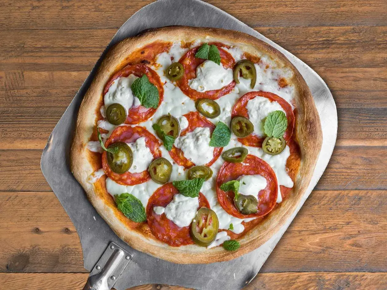 Pizza with Chorizo