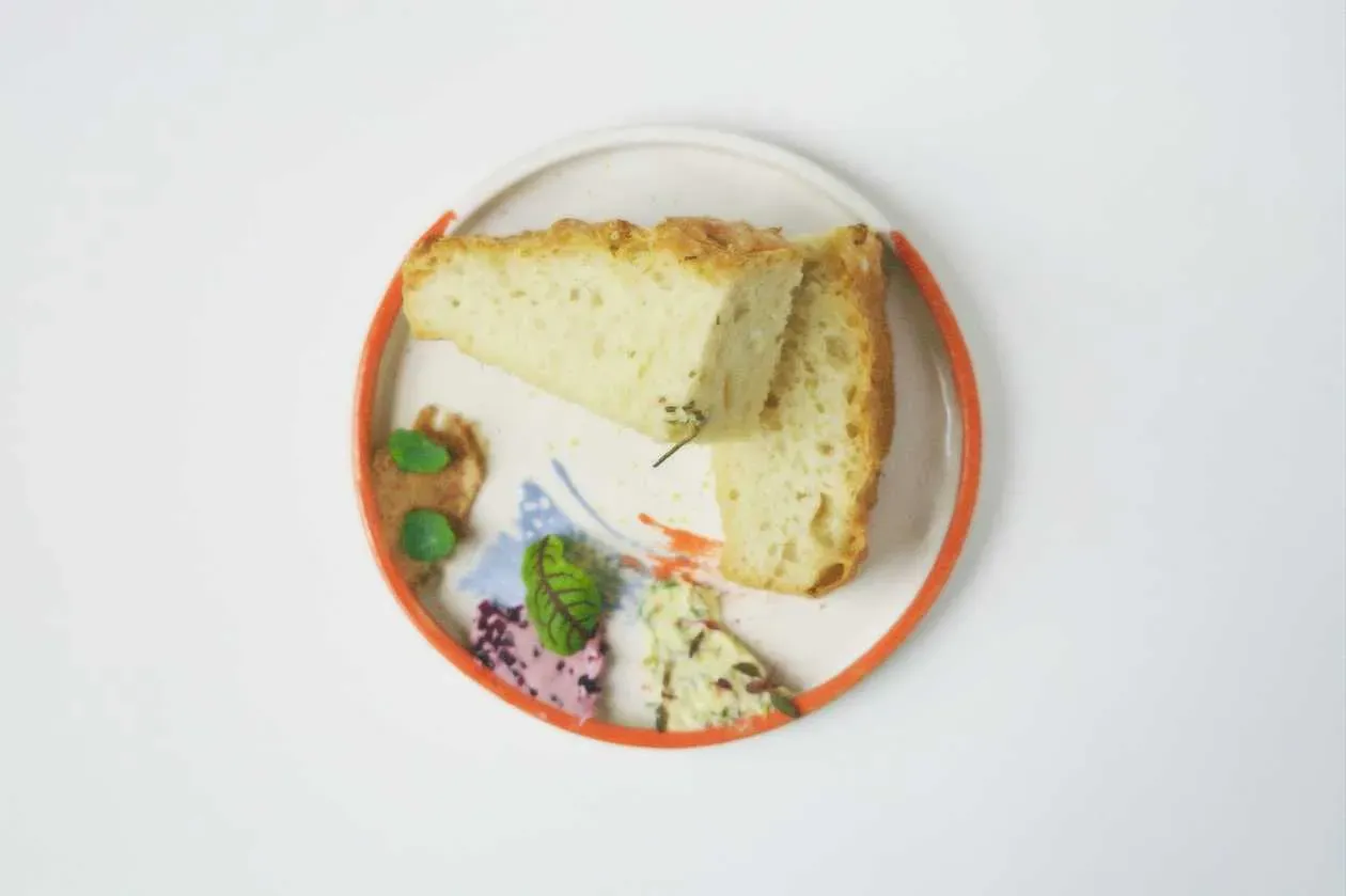 Homemade Focaccia Barese Slices
