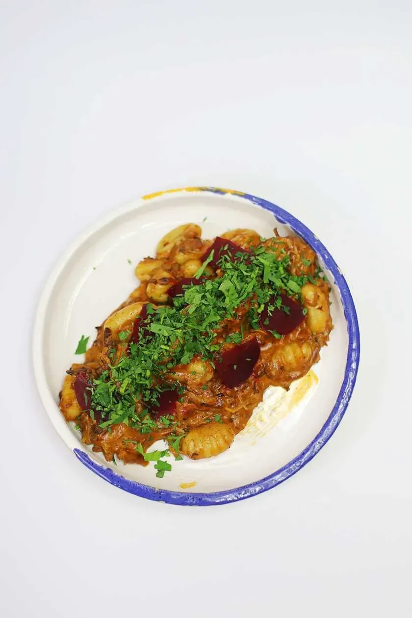 Gnocchi iti puller oyster mushroom