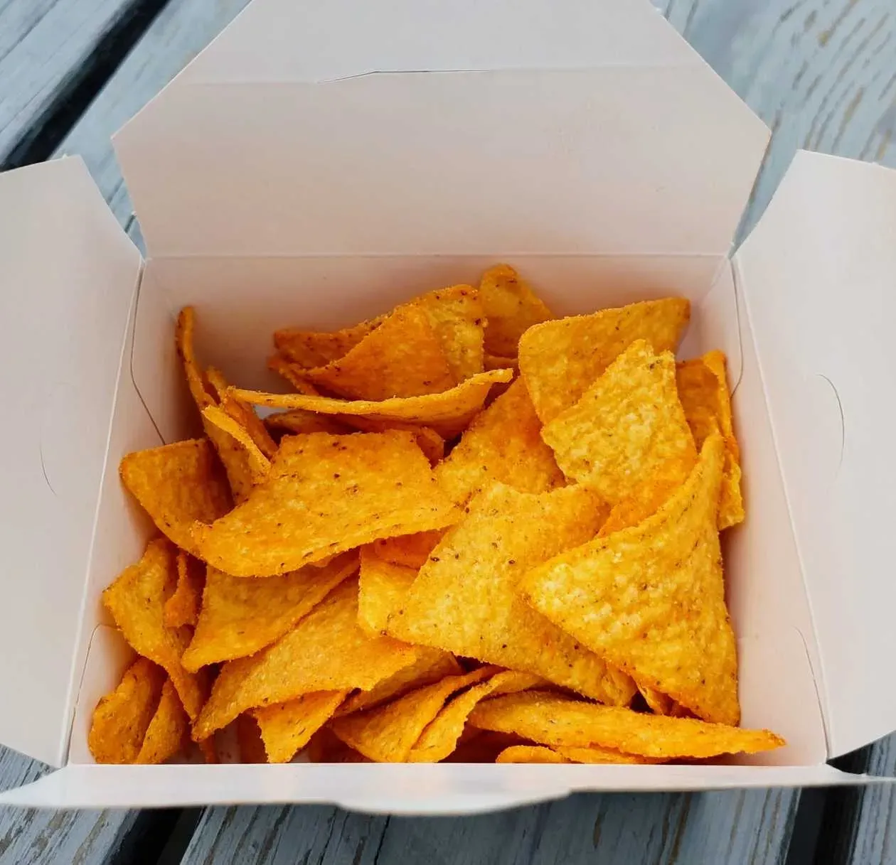 Nachos in the box