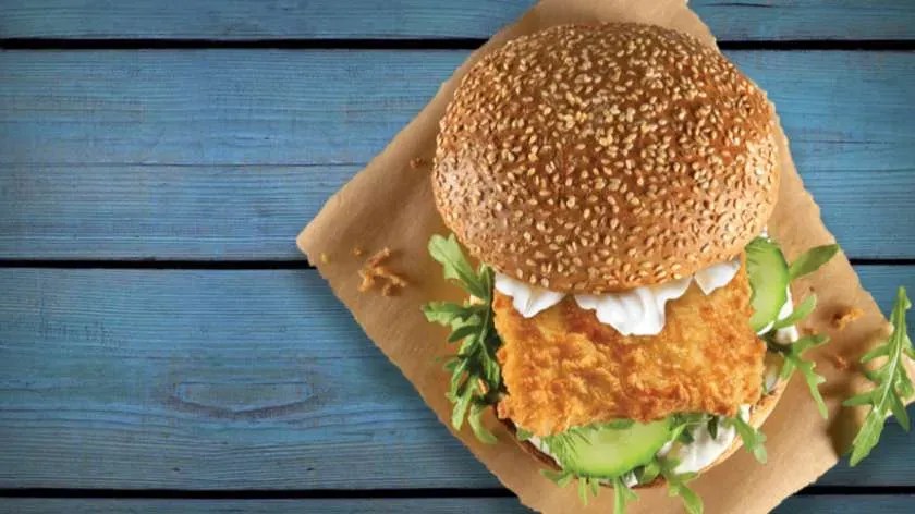 Fishburger wiosenny