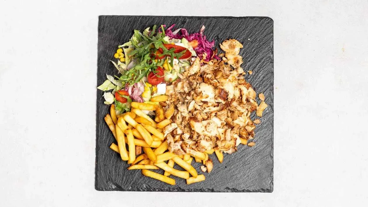 Kebab on Plate