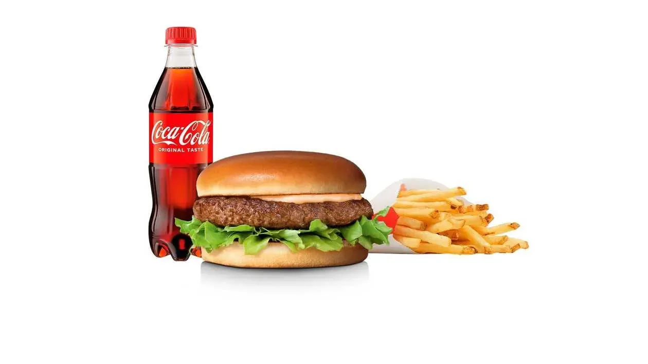 Hamburger w zestawie
