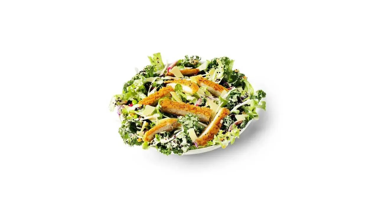 Green Kale Caesar Salad
