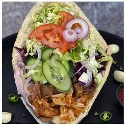 Doner Meat & Salads - Large