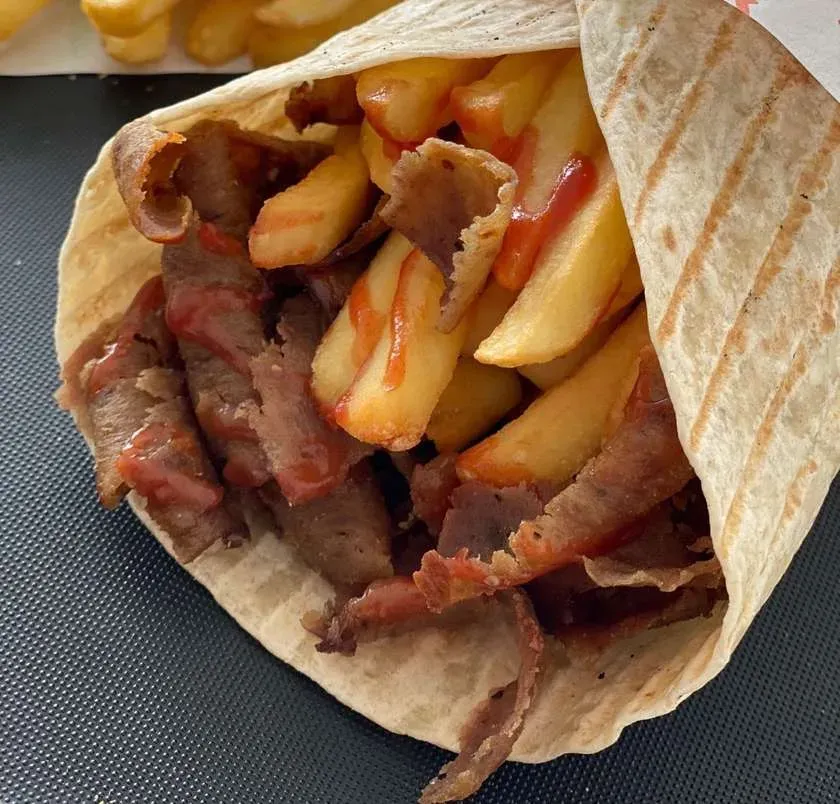 Tortilla Meat & French frieF