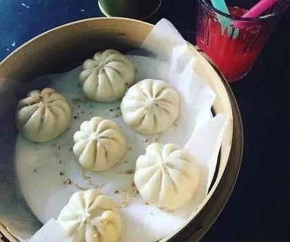 Baozi with BBQ Pork