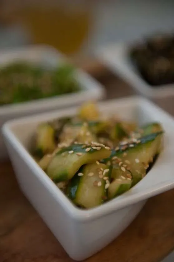 Spicy Cucumber and Garlic Salad