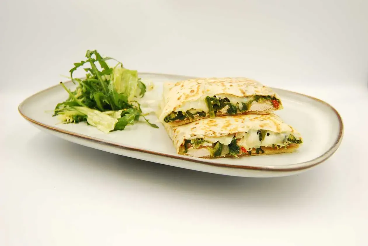 Chicken & Spinach Pancake