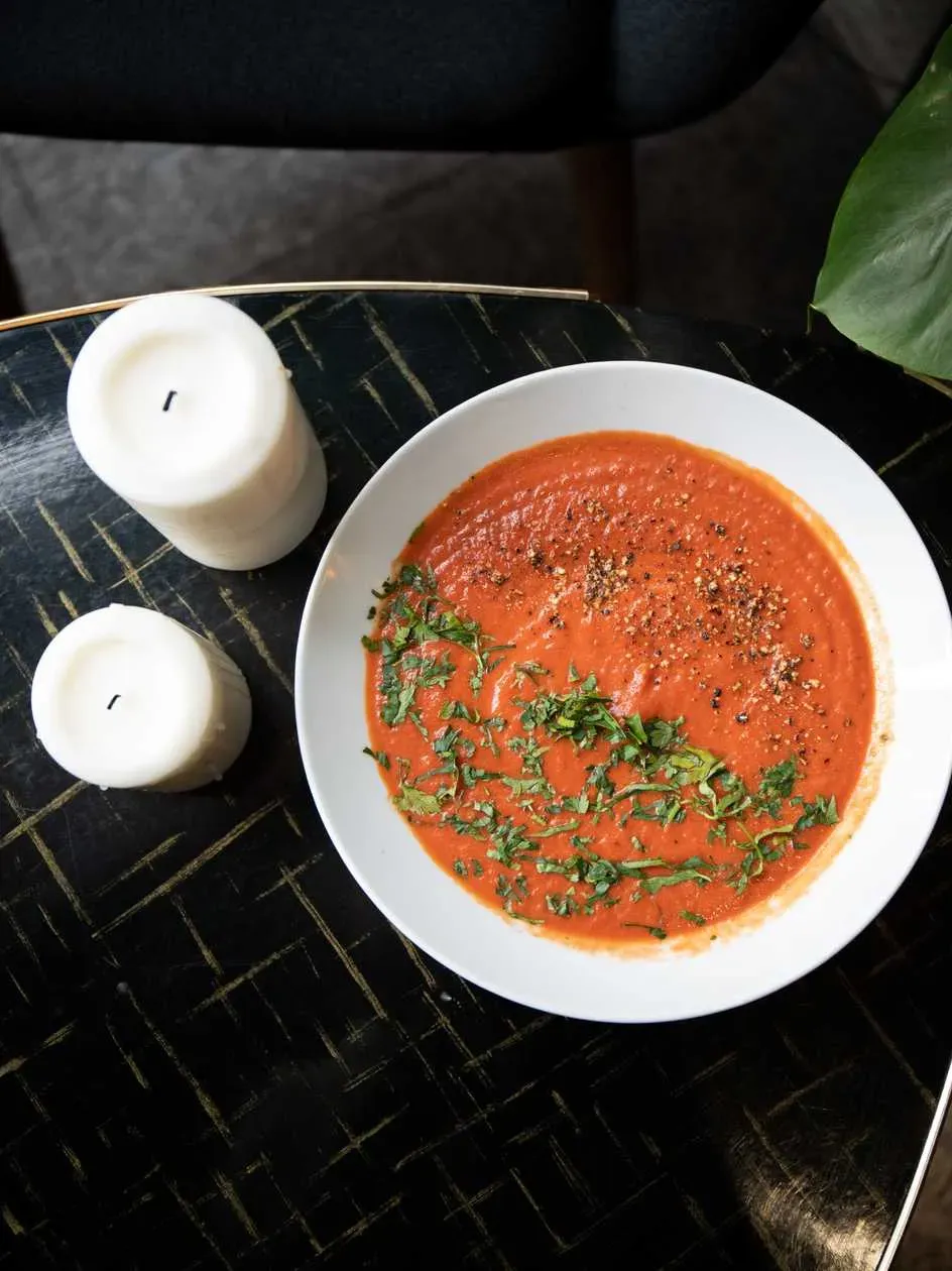 Cream of tomato soup