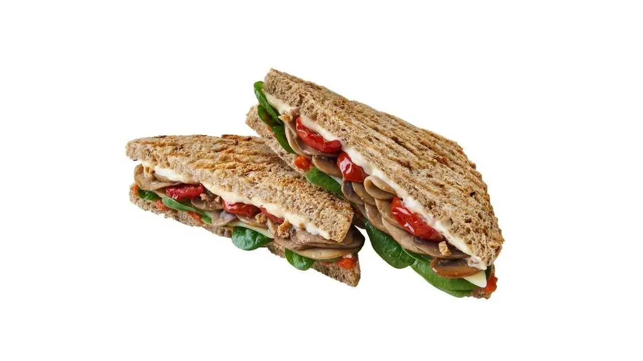 Tost z pieczarkami