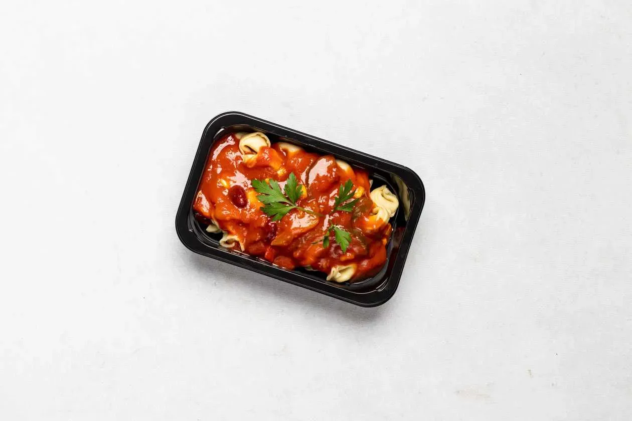 Cheese Tortellini with Hungarian Sauce