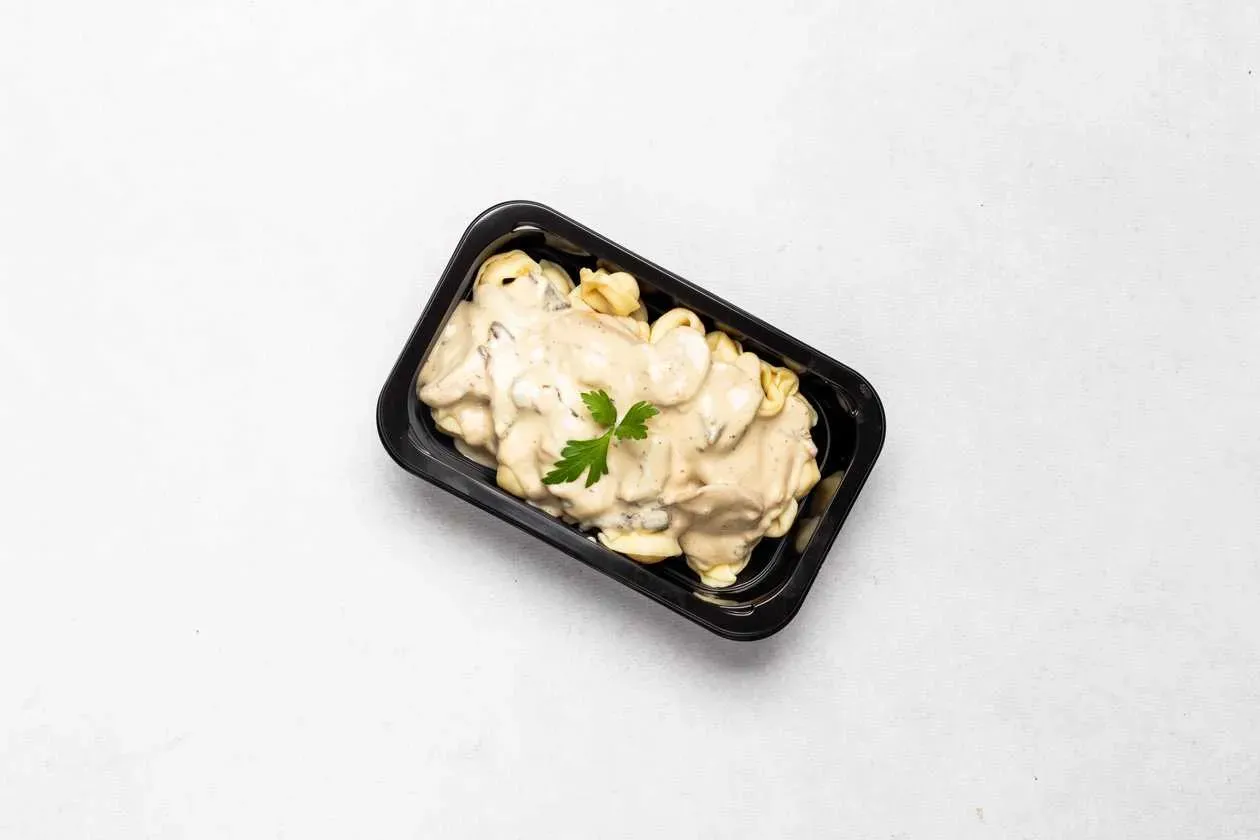 Meat Tortellini with Funghi Sauce