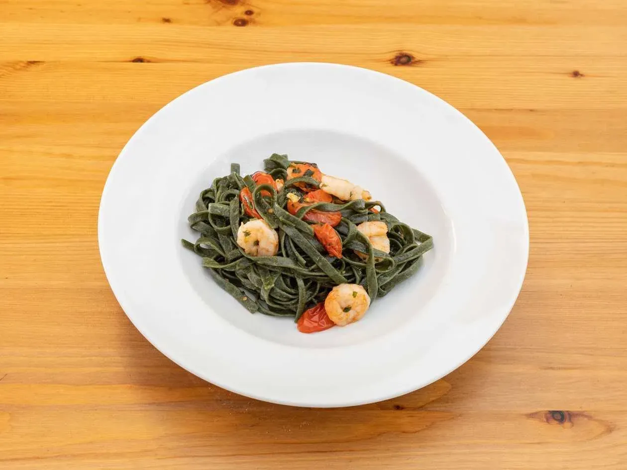 Linguine con Gamberi