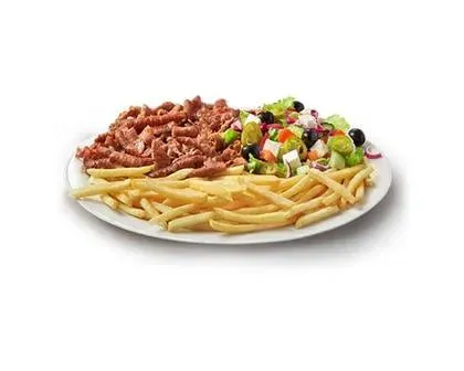 Kebap DeLuxe na talerzu