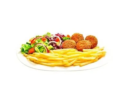 Falafel na talerzu