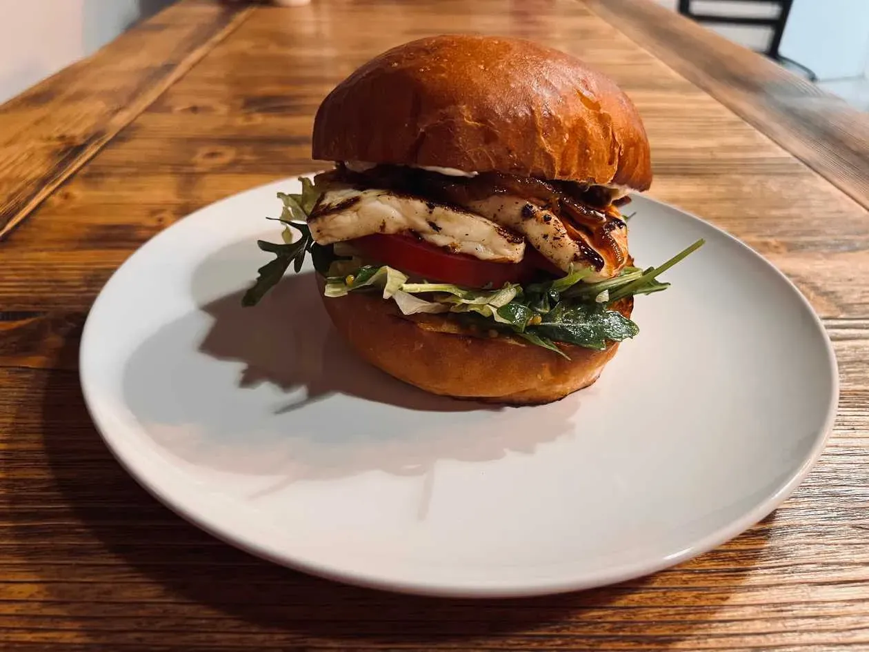 Veg Halloumi Burger