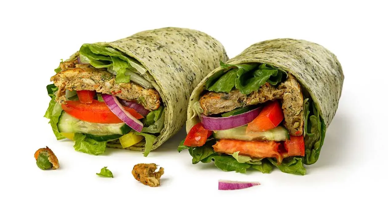 Spicy Vegan Patty Wrap