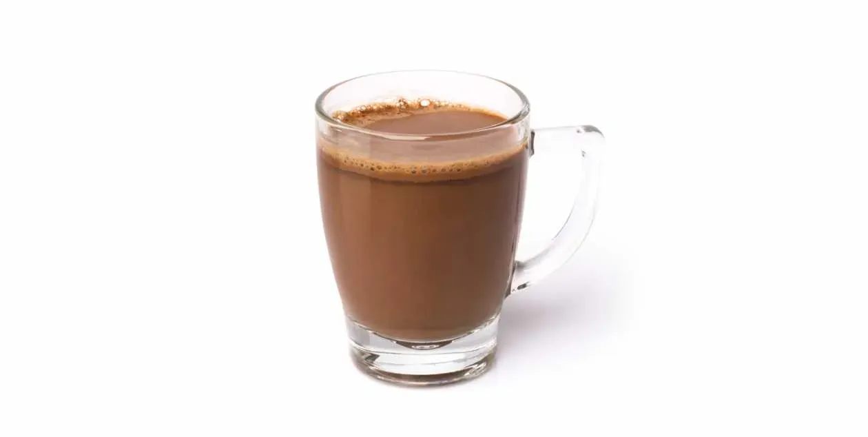 Hot chocolate with orange and cinnamon