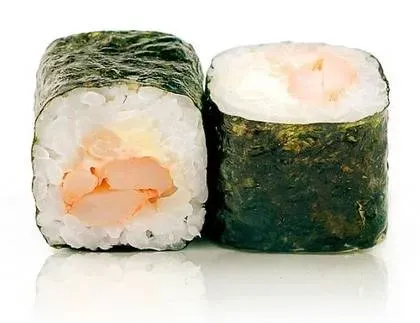 Hosomaki with Shrimp and Philadelphia Cheese