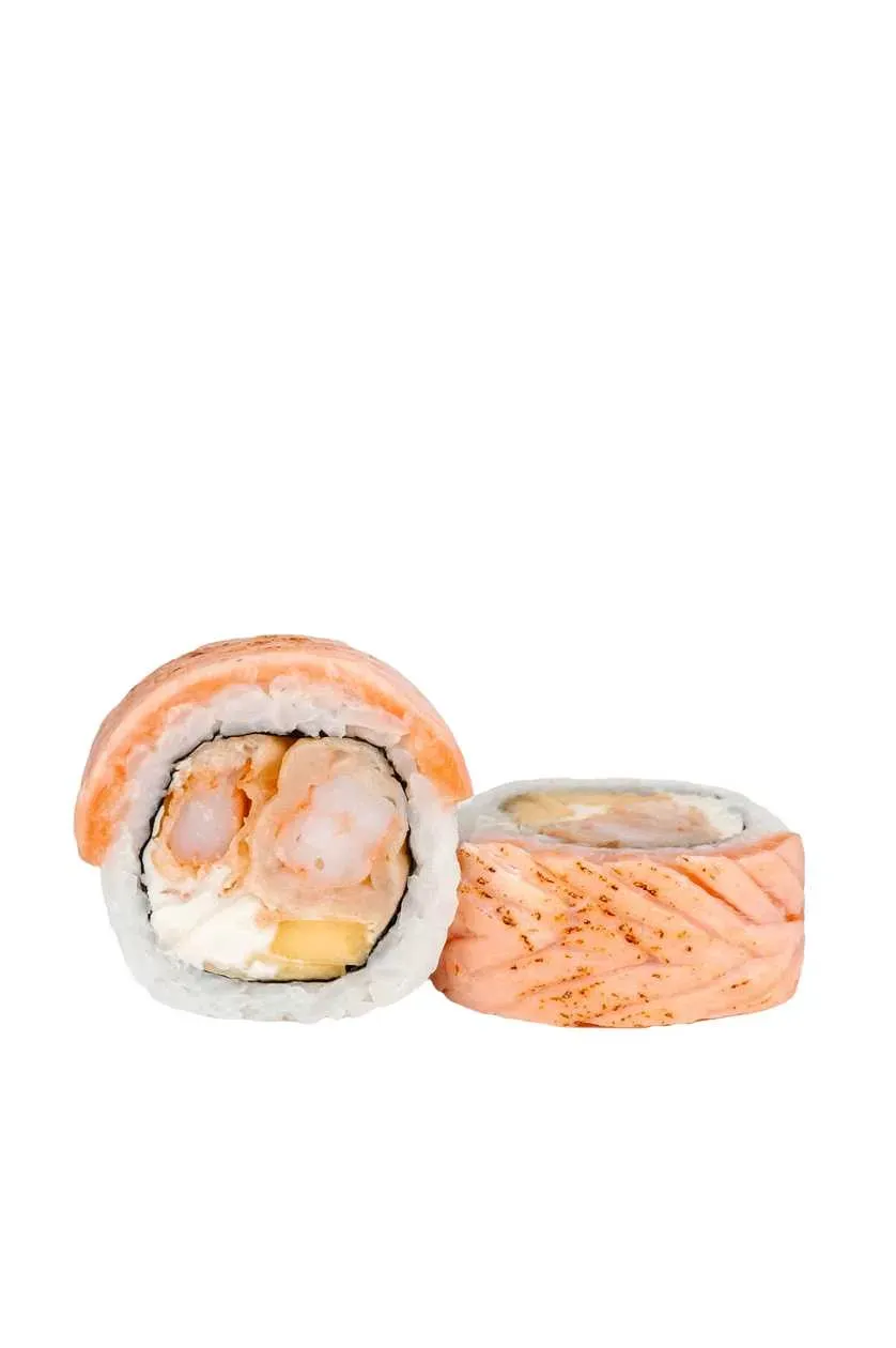 Philadelphia with Tan Salmon and Shrimp