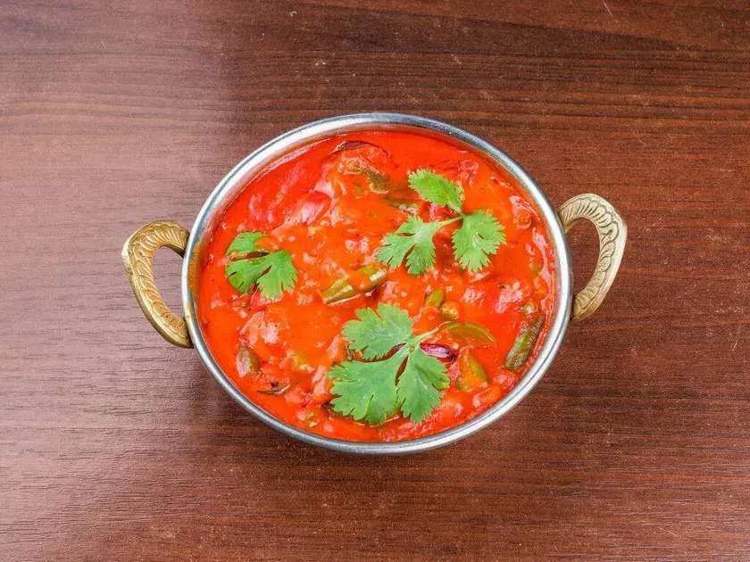 Dish with Kadhai Sauce