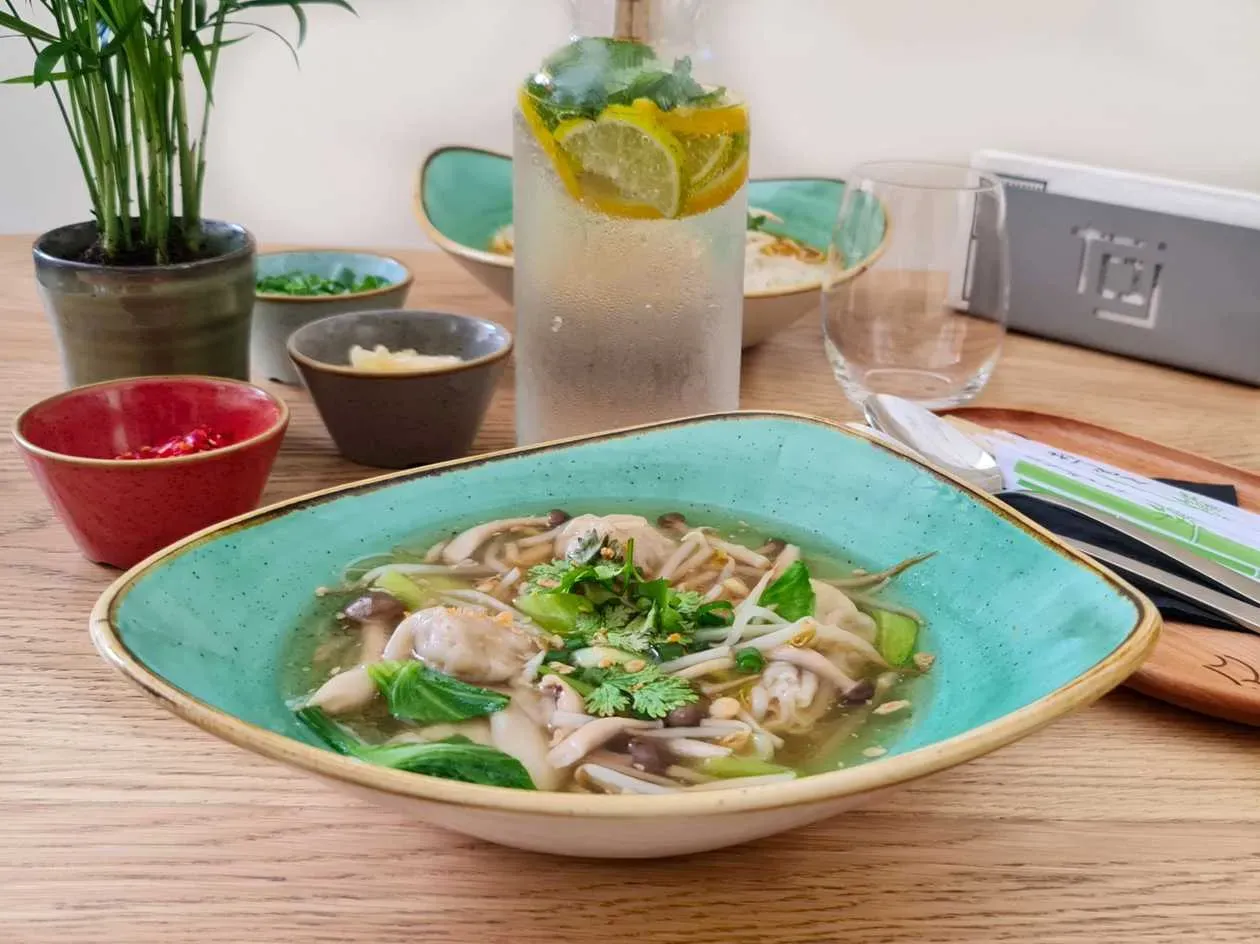 Broth with meat