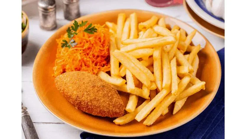 Kotlet de'volaille + zupa