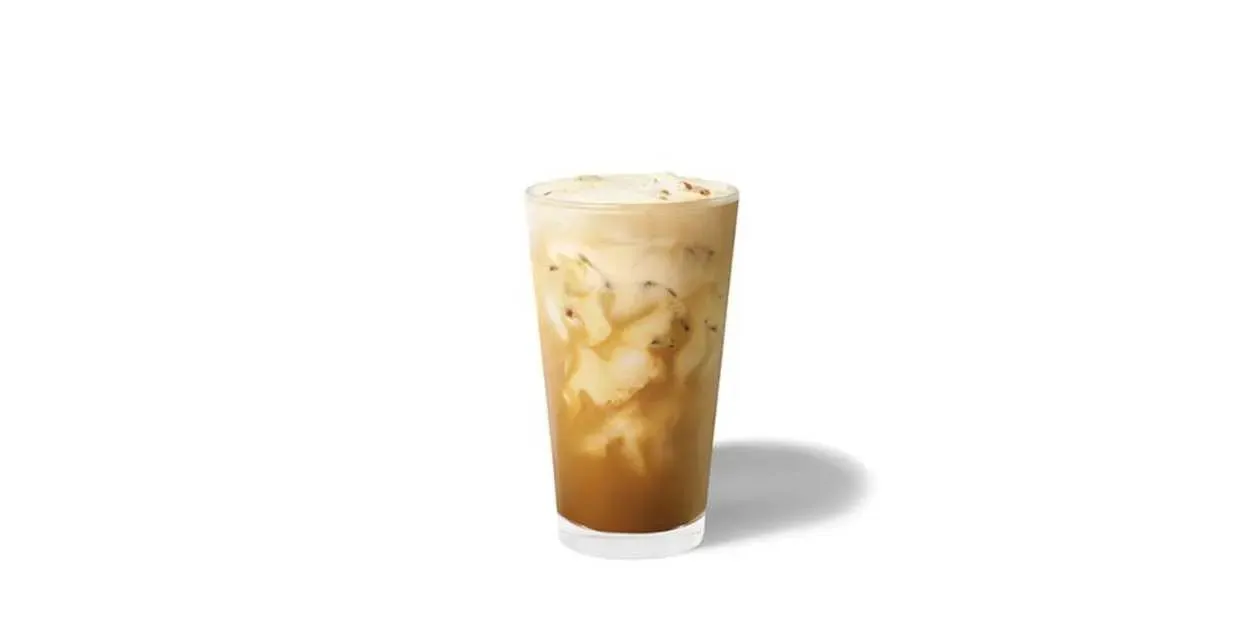Iced White Choc Pistachio Oat Shaken Espresso