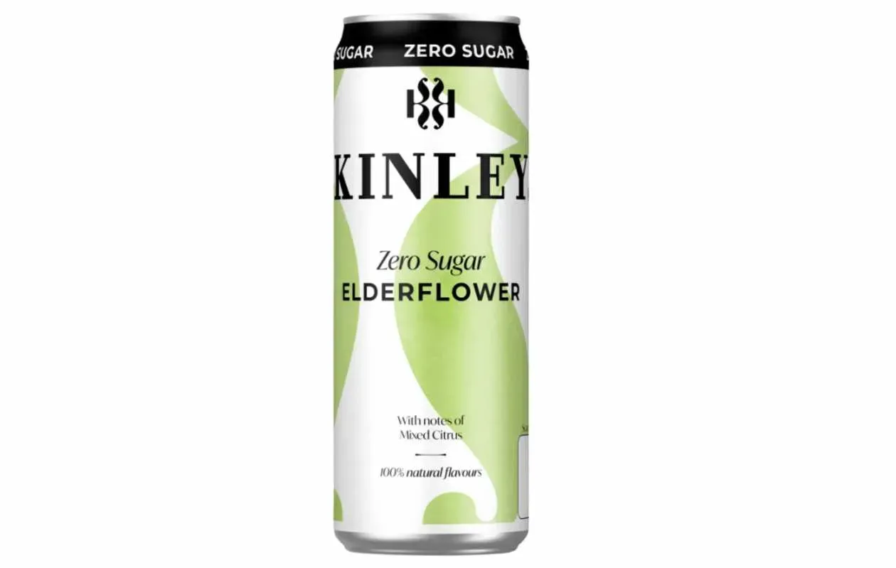 Kinley Tonic Water Elder Flower Zero Sugar 250ml