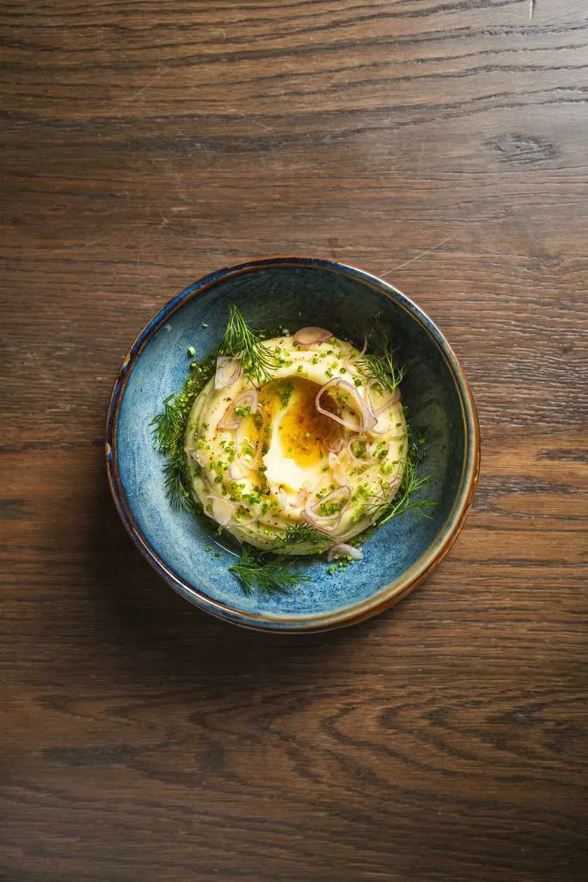 Creamy Mashed Potatoes, Beurre Noisette, Chives