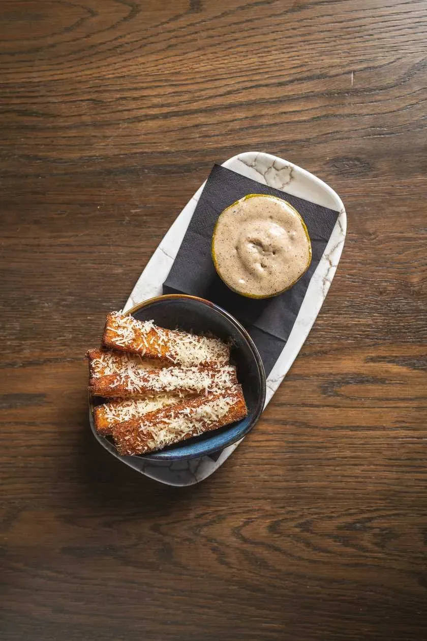 Potato Fries, Warm Truffle Emulsion