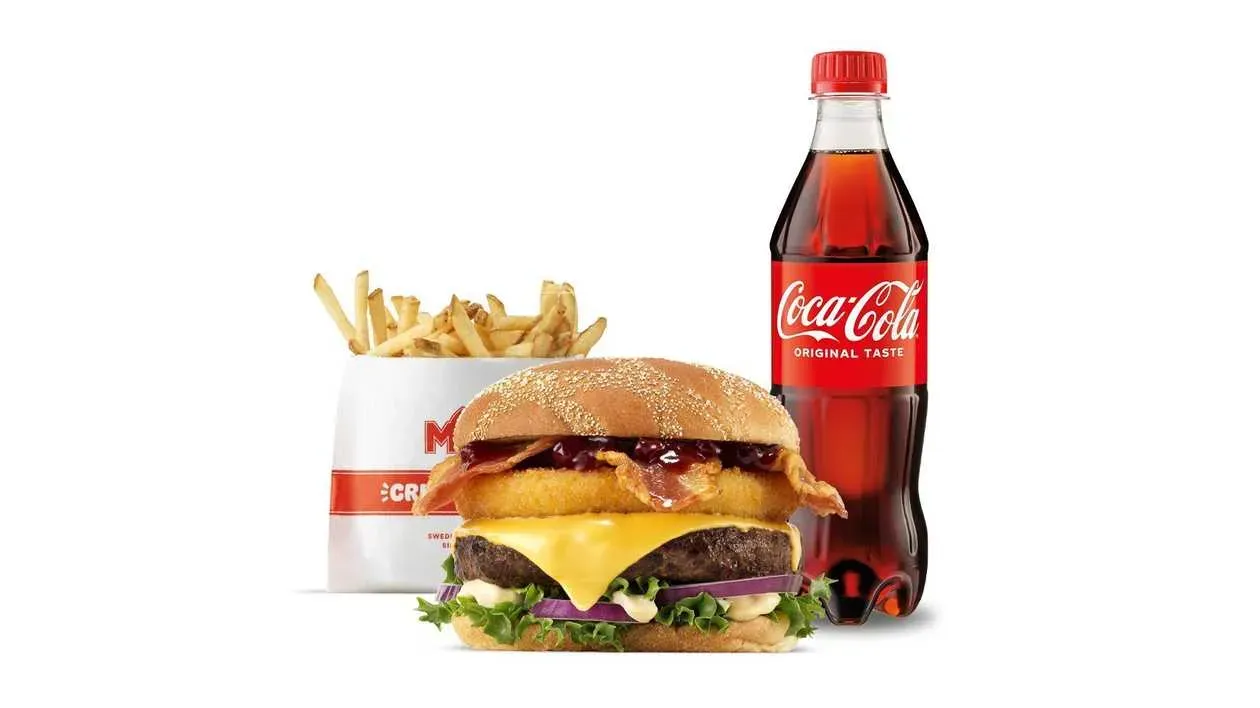 Burger Rywala Beef 'n' Bacon Meal
