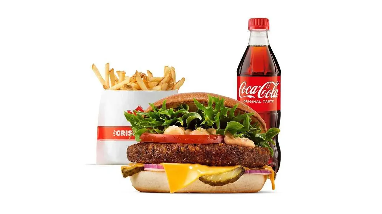 Real Green Burger meal