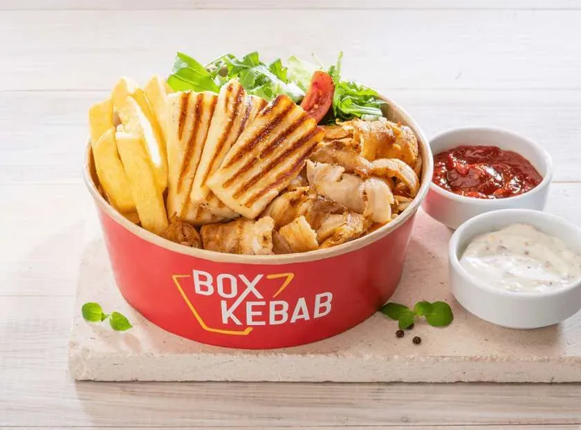 Box Kebab Halloumi Premium