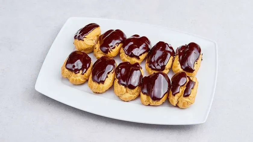 Mini eklerki czekoladowe